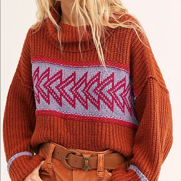 Free People Greater Than Sweater ColorBlock - Picture 14 of 14